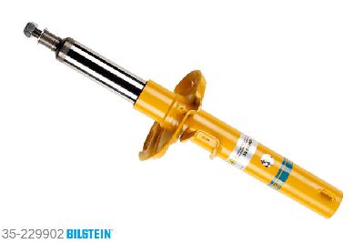 35-229902, Bilstein B8  Sprint - 20mm ingekorte sport Schokdemper vooras, Audi A3 (8V1), "1.2 TFSI,  1.4 TFSI,  1.6 TDI,  1.8 TFSI,1.8 TFSI quattro,  2.0 TDI,2.0 TDI quattro", 12/2012-, without electronic suspension control, mark: G01, G02, 0N4, multilink axle / Front axle strutdiameter 50 mm Geschikt voor gebruik met verlagingsveren tot -60mm