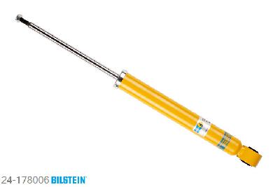 24-178006, Bilstein B8  Sprint - 20mm ingekorte sport Schokdemper achteras, Audi A3 Sportback (8PA), "1.2 TSI,  1.4 TFSI,  1.6,  1.6 FSI,  1.6 TDI,1.8 TFSI,  1.8 TFSI quattro,  1.9 TDI,  2.0,2.0 FSI,  2.0 TDI,  2.0 TDI 16V,2.0 TDI 16V quattro,  2.0 TDI quattro,2.0 TFSI,  2.0 TFSI quattro,3.2 V6 quattro", 09/2004-, with sports suspension, without electronic suspension control / Front axle strutdiameter 50 mm Geschikt voor gebruik met verlagingsveren tot -60mm