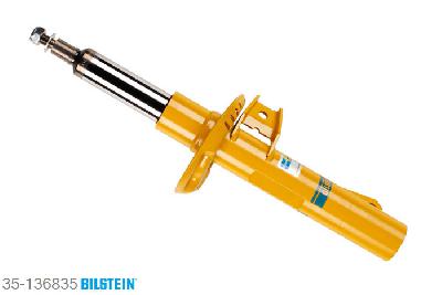 35-136835, Bilstein B8  Sprint - 20mm ingekorte sport Schokdemper vooras, Audi TT (8J3), "1.8 TFSI,  2.0 quattro,  2.0 TDI quattro,2.0 TFSI,  2.0 TFSI quattro,2.5 TFSI quattro,  3.2 V6 quattro,2.0 TFSI quattro,  2.5 TFSI quattro,3.2 V6 quattro", 03/2007-, without Magnetic Ride Geschikt voor gebruik met verlagingsveren tot -60mm