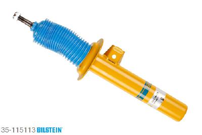 35-115113, Bilstein B8  Sprint - 20mm ingekorte sport Schokdemper vooras rechts, BMW 3 (E46), "316 i,  318 d,  318 i,  320 d,  320 i,  323 i,325 i,  328 i,  330 d,  330 i", 10/1999-04/2005, with lowered chassis / Front axle rebound: 45 mm Geschikt voor gebruik met verlagingsveren tot -60mm