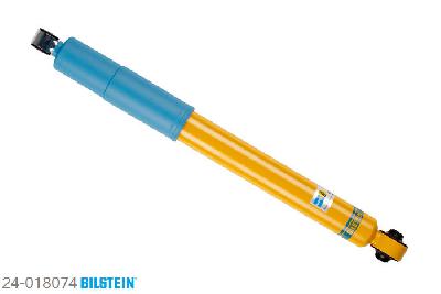 24-018074, Bilstein B8  Sprint - 20mm ingekorte sport Schokdemper achteras, Ford SIERRA Hatchback (GBC), "1.3,  1.6,  1.8,  2.0,  2.0 i,  2.3,  2.3 D,2.8 XR4i", 08/1982-02/1987 Geschikt voor gebruik met verlagingsveren tot -60mm