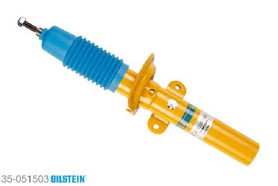 35-051503, Bilstein B8  Sprint - 20mm ingekorte sport Schokdemper vooras, Jaguar X-TYPE Estate, 2.0 D,  2.0 V6,  2.2 D,  2.5,  3.0, 11/2003-12/2009, front wheel drive Geschikt voor gebruik met verlagingsveren tot -60mm
