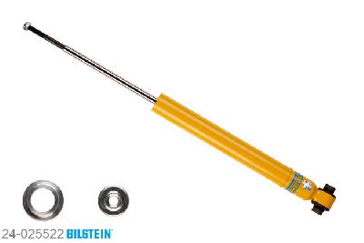 24-025522, Bilstein B8  Sprint - 20mm ingekorte sport Schokdemper achteras, Opel VECTRA B Estate (31_), "1.6 i,  1.6 i 16V,  1.7 TD,  1.8 i 16V,2.0 DI 16V,  2.0 DTI 16V,  2.0 i,2.0 i 16V,  2.2 DTI 16V,  2.2 i 16V,2.5 i V6,  2.6 i V6,  i 500 2.5", 11/1996-09/2000, with sports suspension / Rear axle without ride height adjustment Geschikt voor gebruik met verlagingsveren tot -60mm
