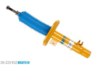 35-225102, Bilstein B8  Sprint - 20mm ingekorte sport Schokdemper vooras links, Peugeot 208, 1.0,  1.2,  1.4,  1.4 HDi,  1.6,  1.6 HDi, 03/2012-, with sports suspension / Front axle strutdiameter 47 mm, mark: 20mm Sway Bars Geschikt voor gebruik met verlagingsveren tot -60mm