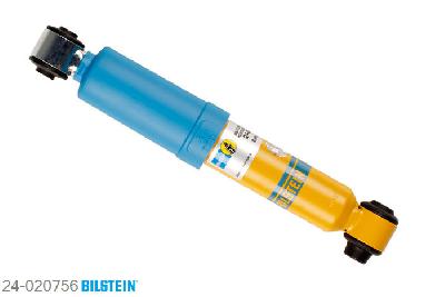24-020756, Bilstein B8  Sprint - 20mm ingekorte sport Schokdemper achteras, Peugeot 106 I (1A, 1C), 1.0,  1.1,  1.3,  1.4,  1.4 D,  1.5 D,  1.6, 08/1991-04/1996, Front axle charakteristic: 96/46, Length: 545 mm / Rear axle charakteristic: 360/130, Length: 316 mm Geschikt voor gebruik met verlagingsveren tot -60mm