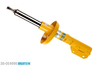 35-051695, Bilstein B8  Sprint - 20mm ingekorte sport Schokdemper vooras, Saab 9-5 Estate (YS3E), 1.9 TiD,  2.2 TiD,  2.3 Turbo, 09/2001-, fixing hole pitches at the front 75 mm Geschikt voor gebruik met verlagingsveren tot -60mm