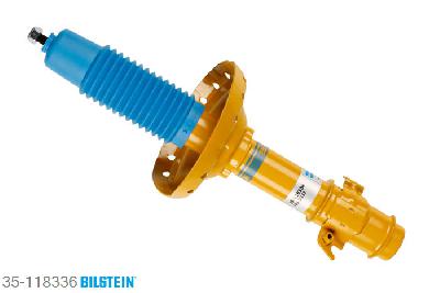 35-118336, Bilstein B8  Sprint - 20mm ingekorte sport Schokdemper vooras links, Subaru LEGACY IV, "2.0,  2.0 D,  2.0 Turbo AWD,  2.5,2.5 STI AWD,  2.5 T AWD,  3.0", 09/2003- Geschikt voor gebruik met verlagingsveren tot -60mm