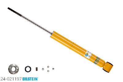 24-021197, Bilstein B8  Sprint - 20mm ingekorte sport Schokdemper achteras, VW POLO (6N1), "1.7 SDI,  100 1.4 16V,  120 1.6 16V GTI,45 1.0,  50 1.0,  55 1.3,  55 1.4,  60 1.4,60 1.7 SDI,  64 1.9 D,  64 1.9 SDI,  75 1.6", 10/1994-10/1999 Geschikt voor gebruik met verlagingsveren tot -60mm