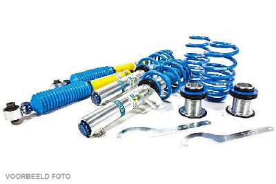 48-126380, Bilstein B16  PSS10 Schroefset demping instelbaar, BMW 3 (E46), "316 i,  318 d,  318 i,  320 d,  320 i,  323 i,325 i,  328 i,  330 d,  330 i", 10/1999-04/2005, Conditions see certificates / Front axle lowering (expertise): 35-50 mm, axle load to: 1030 kg / Rear axle lowering (expertise): 25-40 mm, axle load to: 1190 kg