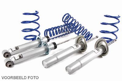 40059-2, H&R Cup kit, Verlaging vooras/achteras 40mm, Audi A4 Sedan Quattro, Typ B8 (8K), 4WD, ab/from 1.101kg VA-Last/FA load tiefe/low Version, /not for cars with electronic damper control, bouwjaar 11/2007-