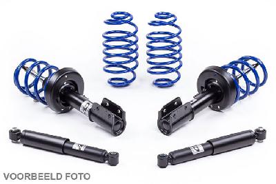 SP60-066, AP-suspension sportkit, Verlaging vooras/achteras 50/30mm, Opel Bouwjaar 03/1998-, 1.6, 1.8, 2.0, 1.7TD, 50-118 kW, Bouwjaar 03/1998-, Max. vooraslast  tot 940 kg, Max. achteraslast  tot 900 kg