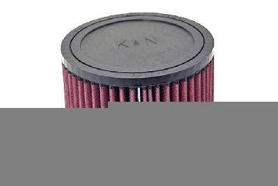 62mm aansluitdiameter, RU-0870, K&N Luchtfilter Universeel, Cilindrisch, Lengte filter 76mm, Buitendiameter onder 140mm, Buitendiameter kap 140mm, Rubber kap, Lengte flens 16mm, 13 mm