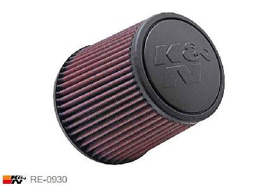 76mm aansluitdiameter, RE-0930, K&N Luchtfilter Universeel, Conisch, Lengte filter 152mm, Buitendiameter onder 152mm, Buitendiameter kap 117mm, Rubber kap, Lengte flens 44mm, 0 mm