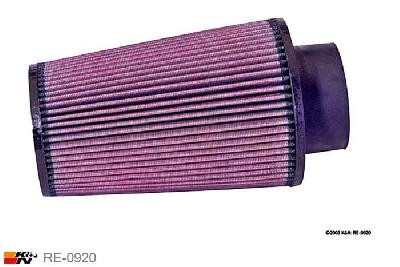 89mm aansluitdiameter, RE-0920, K&N Luchtfilter Universeel, Conisch, Lengte filter 229mm, Buitendiameter onder 152mm, Buitendiameter kap 117mm, Rubber kap, Lengte flens 44mm, 0 mm
