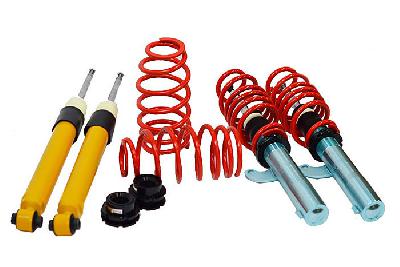 60 AV 40/55, V-Maxx Schroefset hoogte instelbaar, Audi A3 55mm Front / solid beam rear axle-Verbundlenlenker Hinterachse / up-to 965 kg Front + 980 kg Rear, 8V, Bouwj. 02/13 -, when lowering over 40mm please use special stabilizer connection bolts, Tuv gekeurd verstelbereik vooras 30-65mm, Tuv gekeurd verstelbereik achteras 45-65mm