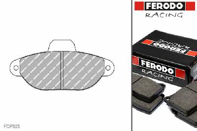 FCP925H, Ferodo DS2500 remblokken Vooras, Fiat, Cinquecento, 0.7, 22kW/30pk, Bouwj. mrt-92 - sep-94, BENDIX remklauw vooras