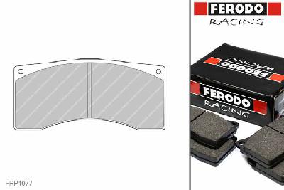 FRP1077H, Ferodo DS2500 remblokken Vooras, Peugeot, 206, 1.6 Kit car  Super 1600, /, Bouwj. jan-02 -, BREMBO remklauw vooras