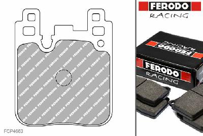 FCP4663H, Ferodo DS2500 remblokken Achteras, BMW 3 (F30, F35, F80), ActiveHybrid 250kW/340pk, Bouwj. jan-12 -, Brembo remklauw achteras, For vehicles with sports package