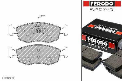 FDS4353, Ferodo DS-Performance remblokken vooras, Abarth 500 / 595 / 695 (312_), 1.4 (312.AXF11, 312.AXF1A, 312.AXD1A), 118kW, Bouwj. feb-12 -, ATE remklauw vooras