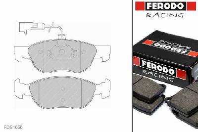 FDS1056, Ferodo DS-Performance remblokken vooras, Alfa Romeo 146, 1.8 Twin Spark 16V, 103kW/140pk, Bouwj. jan-95 - feb-99, ATE remklauw vooras