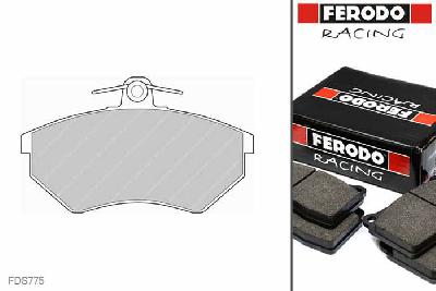 FDS775, Ferodo DS-Performance remblokken vooras, Audi Coupe, 2.0, 85kW/116pk, Bouwj. sep-89 - jul-92, LUCAS/TRW remklauw vooras