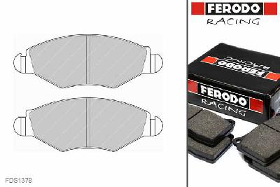 FDS1378, Ferodo DS-Performance remblokken vooras, Peugeot 206, 1.6, 66kW/90pk, Bouwj. aug-98 - nov-00, BOSCH remklauw vooras