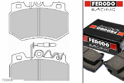 FDS434, Ferodo DS-Performance remblokken vooras, Peugeot 309, 1.4, 48, 50, 55kW/, Bouwj. jun-91 - feb-93, LUCAS/TRW remklauw vooras