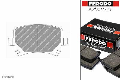 FDS1636, Ferodo DS-Performance remblokken achteras, Audi A6 (4F2, C6), 2.0 TFSI, 125kW/170pk, Bouwj. jun-05 - mrt-11, LUCAS/TRW remklauw achteras