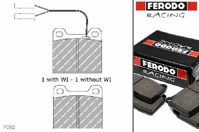 FDS2, Ferodo DS-Performance remblokken achteras, BMW 5 (E12), 530 (E12), /, Bouwj. jun-81 - mei-88, ATE remklauw achteras
