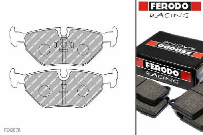 FDS578, Ferodo DS-Performance remblokken achteras, BMW 5 (E34), 525d (E34), 85, 105kW/, Bouwj. jun-88 - dec-89, ATE remklauw achteras