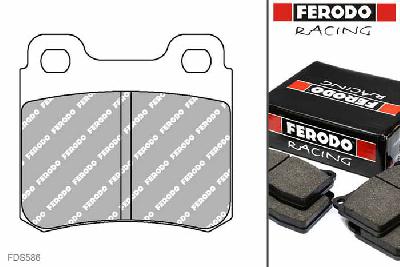 FDS586, Ferodo DS-Performance remblokken achteras, Opel Kadett (E), 2.0 Gsi 16V, 110, 115kW/, Bouwj. aug-88 - okt-91, ATE remklauw achteras