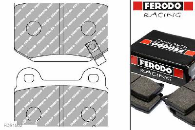FDS1562, Ferodo DS-Performance remblokken achteras, Subaru Impreza II (GD, GG), 2.0 WRX STi, 195kW/265pk, Bouwj. nov-01 - jul-05, BREMBO remklauw achteras