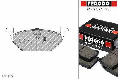 FCP1094R, Ferodo DS3000 remblokken Vooras, Audi A1 (8X1), 1.2 TFSI, 63kW/86pk, Bouwj. mei-10 -, ATE remklauw vooras, PR 1ZG