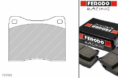 FCP399R, Ferodo DS3000 remblokken Vooras, BMW 6 (E24), 530 (E24), 135kW/184pk, Bouwj. jan-76 - dec-80, ATE remklauw vooras