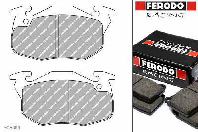FCP393R, Ferodo DS3000 remblokken Vooras, Peugeot 106, 1.4 D, 37kW/50pk, Bouwj. sep-91 - mrt-96, BENDIX remklauw vooras