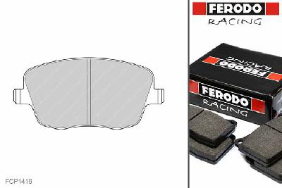 FCP1419R, Ferodo DS3000 remblokken Vooras, Seat Ibiza IV (6L1), 1.4 TDi, 55kW/75pk, Bouwj. mei-02 - dec-05, LUCAS/TRW remklauw vooras