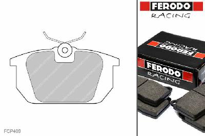 FCP409R, Ferodo DS3000 remblokken Achteras, Alfa Romeo 155, 1.6 i Twin Spark 16V, 88kW/120pk, Bouwj. jan-96 - dec-97, LUCAS/TRW remklauw achteras