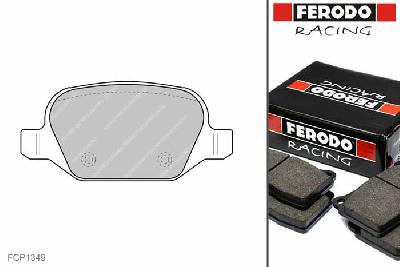 FCP1349R, Ferodo DS3000 remblokken Achteras, Alfa Romeo 156, 1.9 JTD  Saloon  16v, 103kW/140pk, Bouwj. nov-02 - sep-05, LUCAS/TRW remklauw achteras