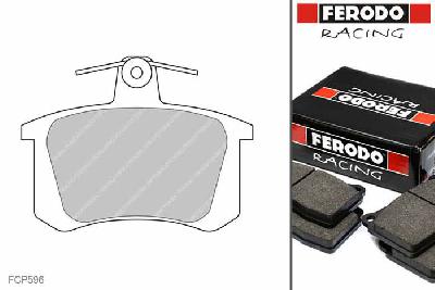FCP596R, Ferodo DS3000 remblokken Achteras, Alfa Romeo 164, 2.5 TD, 92kW/125pk, Bouwj. jan-92 - feb-95, LUCAS/TRW remklauw achteras
