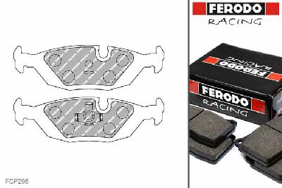 FCP296R, Ferodo DS3000 remblokken Achteras, BMW 3 (E30), 324d (E30), 63kW/86pk, Bouwj. jan-85 - aug-91, ATE remklauw achteras