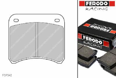 FCP342R, Ferodo DS3000 remblokken Achteras, Renault Clio II, Super 1600, NULLkW/, Bouwj. jan-01 -, AP RACING remklauw achteras