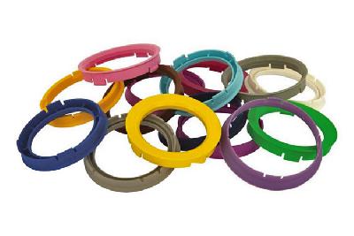 Centreerring Kunststof Wit, 66.6mm-> 52.1mm, Buitendiameter 66,6mm, Binnendiameter 52.1mm, Prijs per stuk