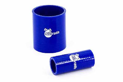 Coupler, Binnendiameter 38mm, Lengte 76mm, Universeel, Bonrath Siliconen slang Blauw
