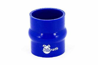 Hump, Binnendiameter 54mm, Lengte 76mm, Universeel, Bonrath Siliconen slang Blauw