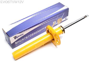 EVOSTVW12V, Sport schokdemper Vooras, Seat Alhambra (710), Sport shock absorberAudi A3 incl. Sportsback  and  Cabrio, Seat Altea incl. XL, Leon, Toledo III, Skoda Octavia, Superb,Yeti, VW Eos, Golf V and VI incl Golf Plus,Jetta III and IV, Passat 3C, Scirocco III, Touran incl. RS and 4-Motion models50mm strut-diameterfront, Veerpootdiameter  50mm, Verlaging tot -40mm mogelijk, Prijs is per stuk ! , aantal ingeven bij bestellen