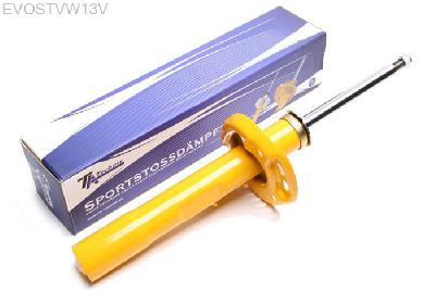 EVOSTVW13V, Sport schokdemper Vooras, Seat Altea (5P), Sport shock absorber Audi A3 incl. Sportsback  and  Cabrio, Seat Altea incl. XL, Leon, Toledo III, Skoda Octavia, Superb,Yeti, VW Eos, Golf V and VI incl Golf Plus,Jetta III and IV, Passat 3C, Scirocco III, Touran incl. RS and 4-Motion models55mm strut-diameterfront, Veerpootdiameter 55mm, Verlaging tot -40mm mogelijk, Prijs is per stuk ! , aantal ingeven bij bestellen