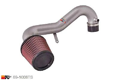 69-1008TS, K&N Typhoon Kit, Honda Civic, 1.6 110PK, 1999-2005, korte zilveren buis