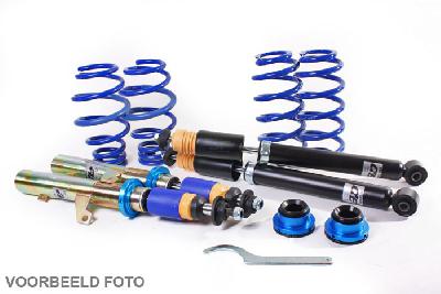 GF80-028, AP schroefset, VW Passat (3C) Limousine, Voorwielaandrijving, Allrad /, front-wheel drive, 4WD, sedan, 03/2005-, Max. vooraslast tot 1105 kg, Verlaging vooras 35-70 mm, Verlaging achteras 35-70 mm