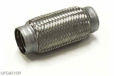 UFD4515R, Universeel flexbuis 45mm x 150mm, 44,5mm (1,75 inch), RVS, Simons, Universeel, Buitendiameter 44,5mm (1,75 inch), aan een kant opgetrompt naar 44,5mm (1,75 inch) binnendiameter