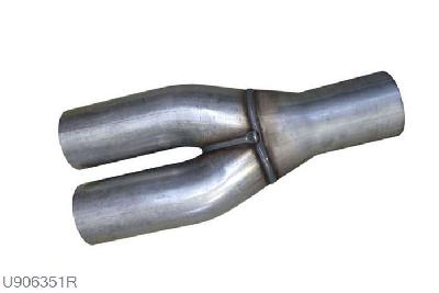 U906351R, Y-stuk 63,5 naar 2x 50,8mm, 63,5mm (2,5 inch), RVS, Simons, 63,5mm (2,5 inch) binnendiameter, klem verbinding (wordt geleverd zonder klem)